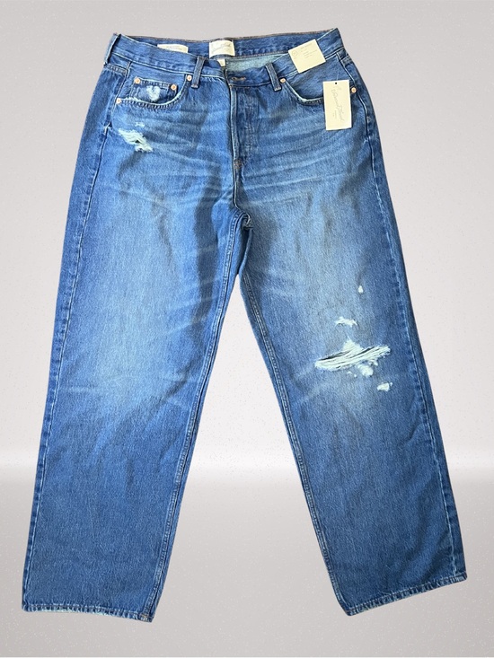 Universal Thread Denim - Universal Thread 90s Baggy Jeans Women’s Size 12 Regular NWT Distressed Mid Rise